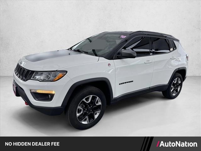 White Clearcoat 2018 Jeep Compass SUV / Crossover Four-Wheel Drive 9-Speed Automatic