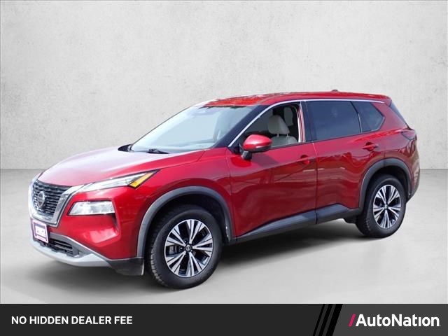 Red (Scarlet Ember Tintcoat) 2021 Nissan Rogue SUV / Crossover All-Wheel Drive Automatic