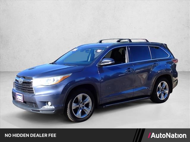 Shoreline Blue Pearl 2015 Toyota Highlander SUV / Crossover All-Wheel Drive Automatic