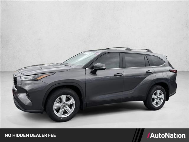 Silver/Gray 2024 Toyota Highlander LE AWD SUV / Crossover All-Wheel Drive Automatic