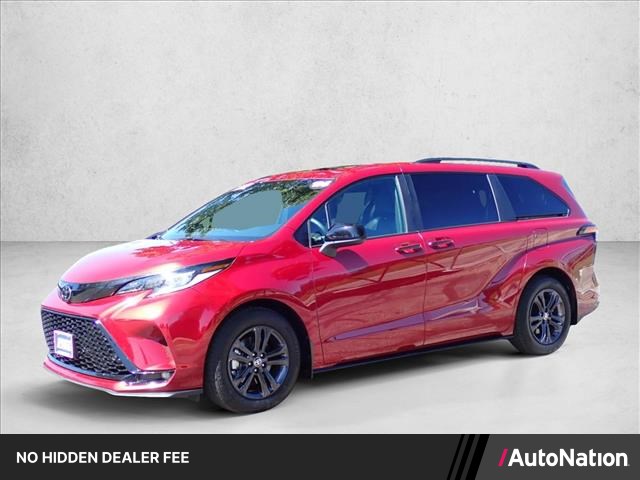 Red (Ruby Flare Pearl) 2026 Toyota Sienna Minivan All-Wheel Drive Automatic