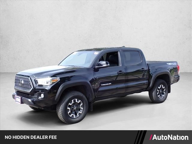 Midnight Black Metallic 2019 Toyota Tacoma Pickup Truck Four-Wheel Drive Automatic