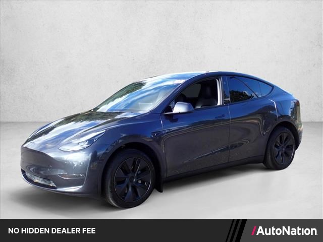 Gray (Stealth Grey) 2025 Tesla Model Y SUV / Crossover Rear-Wheel Drive Automatic