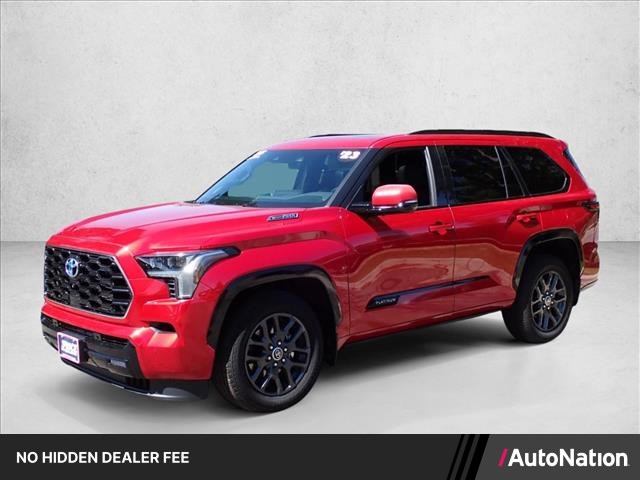 Supersonic Red 2023 Toyota Sequoia SUV / Crossover Four-Wheel Drive Automatic
