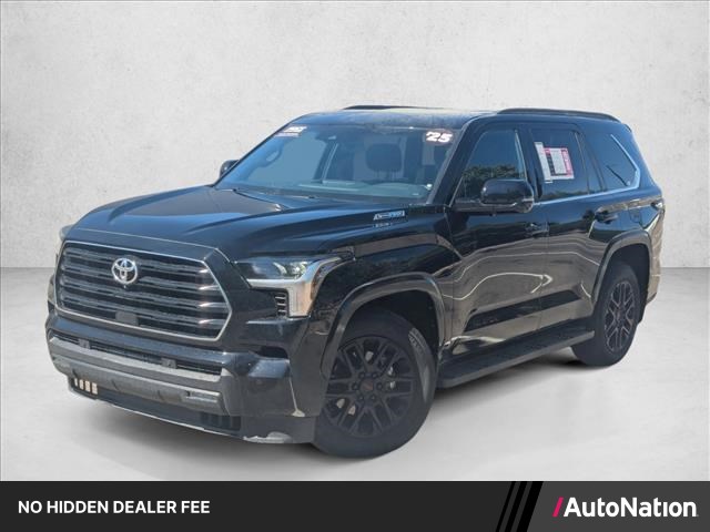 Black 2025 Toyota Sequoia SUV / Crossover Four-Wheel Drive Automatic