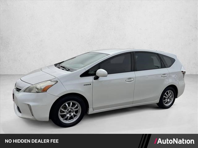 White (Blizzard Pearl) 2014 Toyota Prius v Three FWD Wagon Front-Wheel Drive Automatic