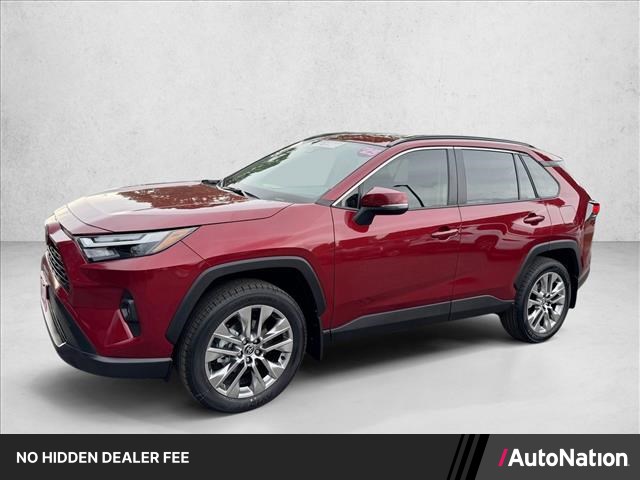 Red (Ruby Flare Pearl) 2025 Toyota RAV4 XLE Premium AWD SUV / Crossover All-Wheel Drive Automatic