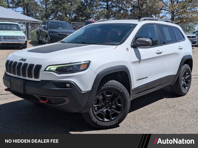 Bright White Clearcoat 2021 Jeep Cherokee Trailhawk 4WD SUV / Crossover Four-Wheel Drive 9-Speed Automatic