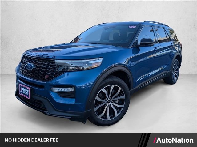 Atlas Blue Metallic 2020 Ford Explorer SUV / Crossover All-Wheel Drive Automatic