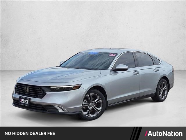 Solar Silver Metallic 2024 Honda Accord Sedan Front-Wheel Drive Continuously Variable Transmission