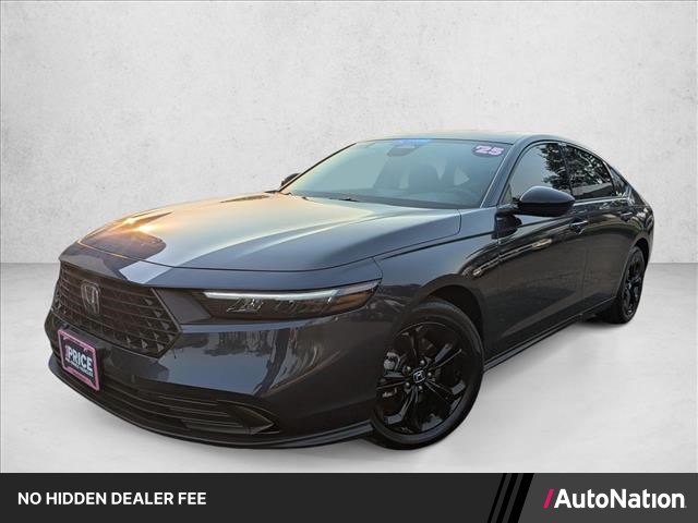 Canyon River Blue Metallic 2025 Honda Accord Sedan Front-Wheel Drive Continuously Variable Transmission
