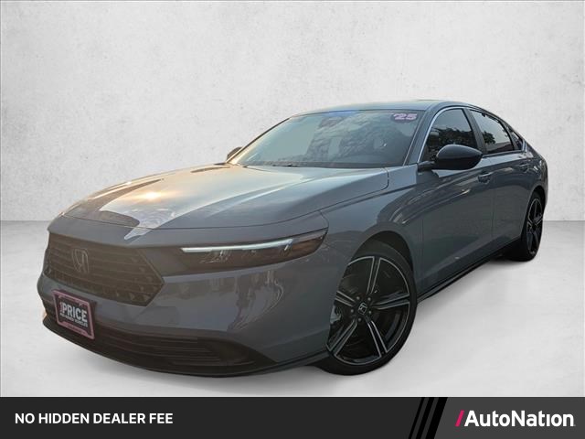 Urban Gray Pearl 2025 Honda Accord Hybrid Sedan Front-Wheel Drive Automatic