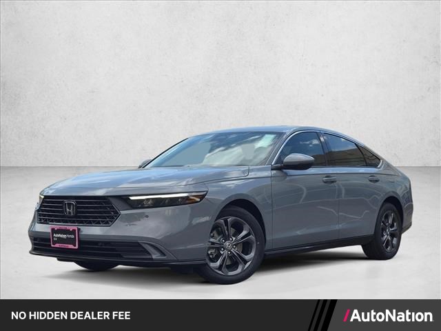Urban Gray Pearl 2026 Honda Accord Hybrid EX-L FWD Sedan Front-Wheel Drive Automatic