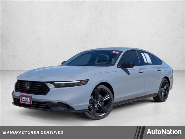 Urban Gray Pearl 2025 Honda Accord Hybrid Sport-L FWD Sedan Front-Wheel Drive Automatic