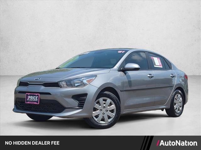 Steel Gray 2021 Kia Rio Sedan Front-Wheel Drive Automatic