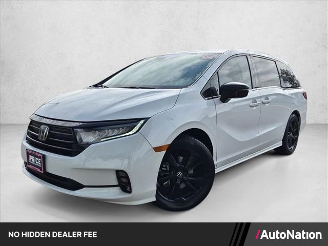 Platinum White Pearl 2024 Honda Odyssey Minivan Front-Wheel Drive Automatic