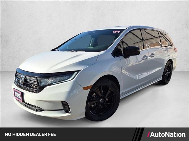 Platinum White Pearl 2024 Honda Odyssey Minivan Front-Wheel Drive Automatic