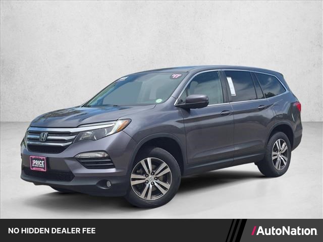 Gray (Modern Steel Metallic) 2017 Honda Pilot EX AWD with Honda Sensing SUV / Crossover All-Wheel Drive Automatic