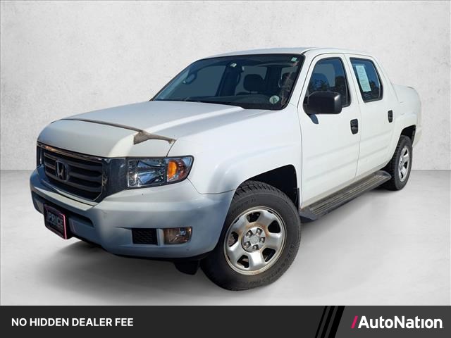 Taffeta White 2013 Honda Ridgeline Pickup Truck Four-Wheel Drive 5-Speed Automatic