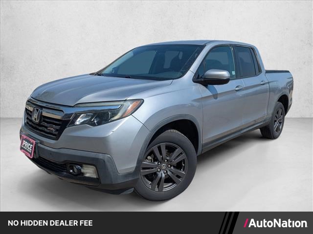 Lunar Silver Metallic 2018 Honda Ridgeline Pickup Truck All-Wheel Drive 6-Speed Automatic