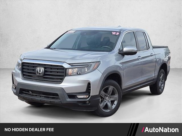 Pacific Pewter Metallic 2023 Honda Ridgeline Pickup Truck All-Wheel Drive Automatic