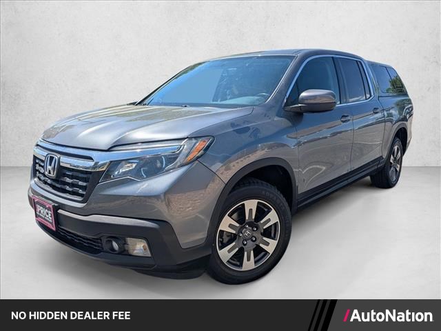 Gray (Modern Steel Metallic) 2017 Honda Ridgeline RTL-T AWD Pickup Truck All-Wheel Drive 6-Speed Automatic