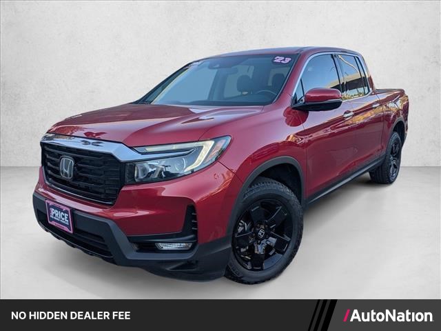 Crystal Black Pearl 2023 Honda Ridgeline Pickup Truck All-Wheel Drive Automatic