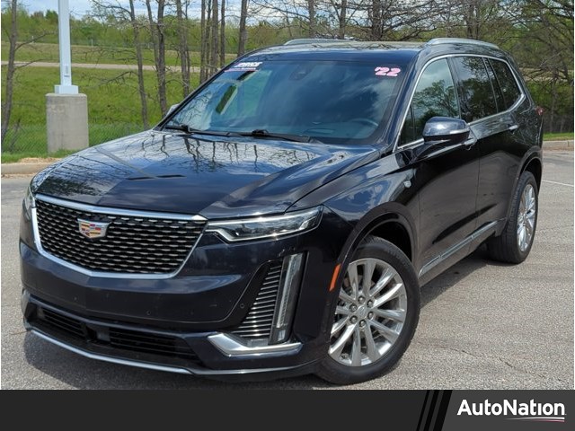 Dark Moon Blue Metallic 2022 Cadillac XT6 Premium Luxury AWD SUV / Crossover Four-Wheel Drive 9-Speed Automatic