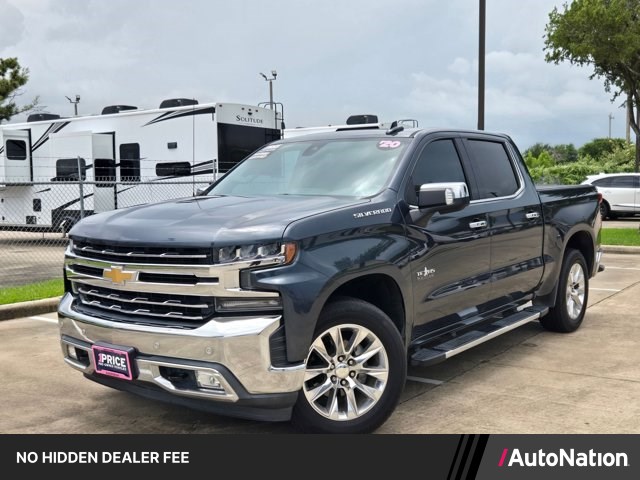 Shadow Gray Metallic 2020 Chevrolet Silverado 1500 LTZ Crew Cab RWD Pickup Truck 4X2 8-Speed Automatic