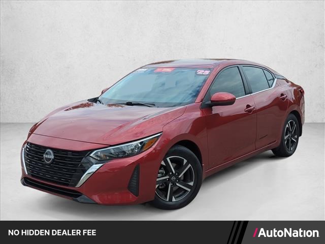 Red (Scarlet Ember Tintcoat) 2025 Nissan Sentra Sedan Front-Wheel Drive Automatic
