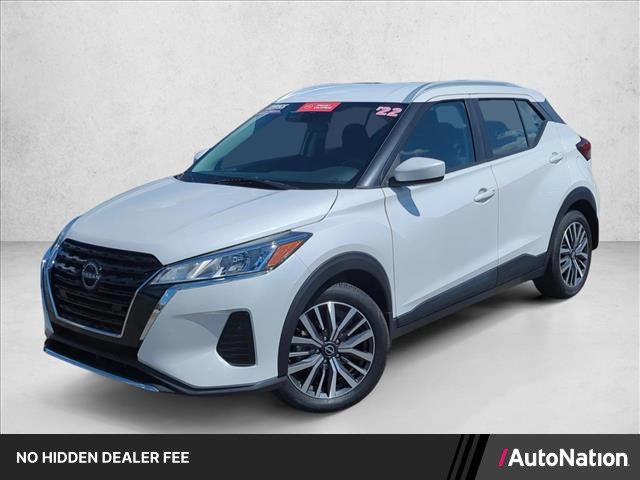 Aspen White Tricoat 2022 Nissan Kicks SV FWD SUV / Crossover Front-Wheel Drive Automatic