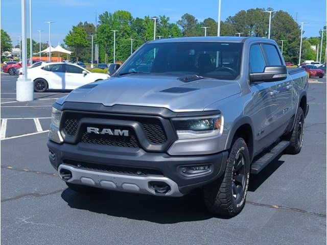 Billet Silver Metallic Clearcoat 2019 RAM 1500 Rebel Crew Cab RWD Pickup Truck 4X2 8-Speed Automatic