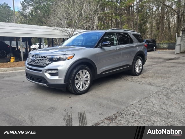 Iconic Silver Metallic 2020 Ford Explorer Limited AWD SUV / Crossover All-Wheel Drive Automatic