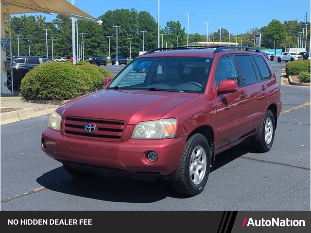 Red 2007 Toyota Highlander SUV / Crossover Front-Wheel Drive Automatic