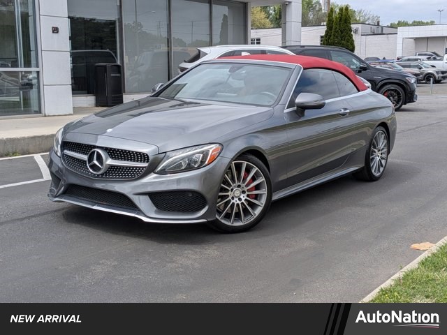 Silver/Gray 2017 Mercedes-Benz C-Class C 300 Cabriolet Convertible Rear-Wheel Drive Automatic
