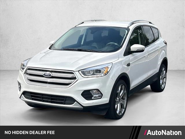 White Platinum Metallic Tri-Coat 2019 Ford Escape SUV / Crossover All-Wheel Drive Automatic