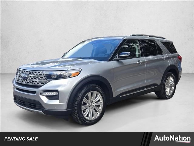 Iconic Silver Metallic 2020 Ford Explorer Limited AWD SUV / Crossover All-Wheel Drive Automatic