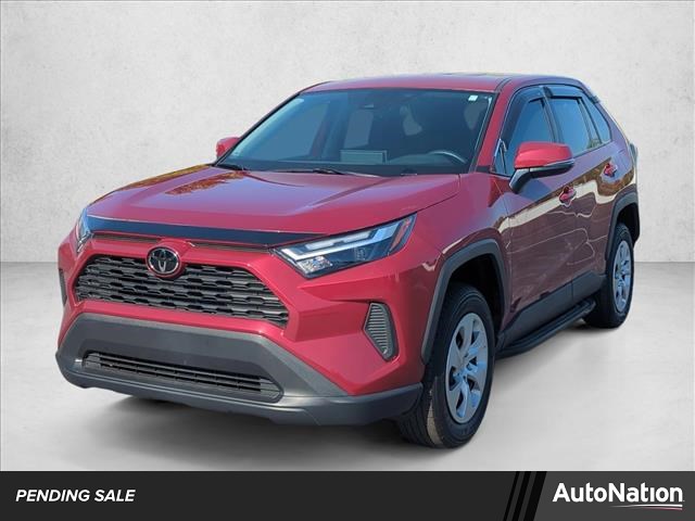 Red (Ruby Flare Pearl) 2024 Toyota RAV4 LE FWD SUV / Crossover Front-Wheel Drive Automatic