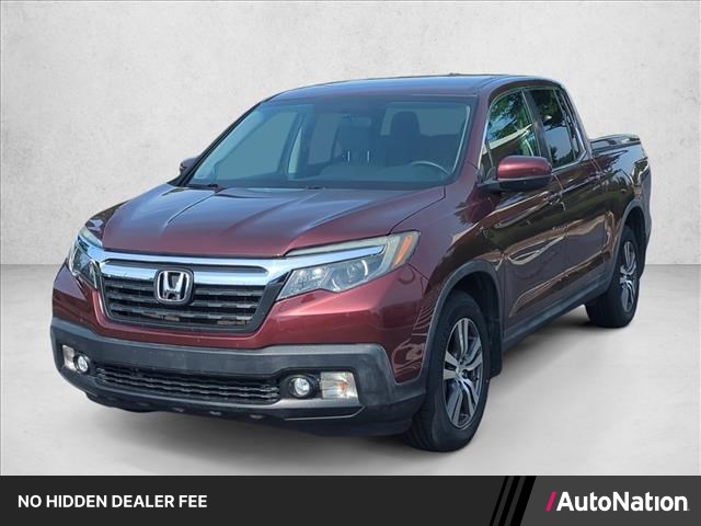 Red (Maroon) 2017 Honda Ridgeline Pickup Truck Front-Wheel Drive 6-Speed Automatic
