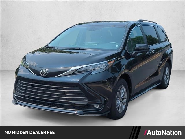 Black 2026 Toyota Sienna Minivan Front-Wheel Drive Automatic