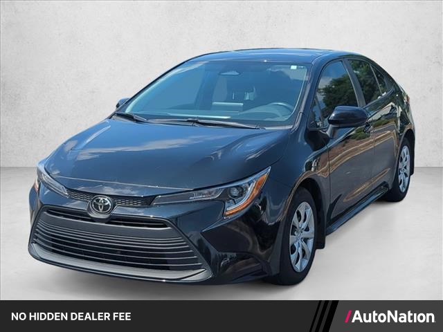 Midnight Black Metallic 2025 Toyota Corolla Sedan Front-Wheel Drive Continuously Variable Transmission