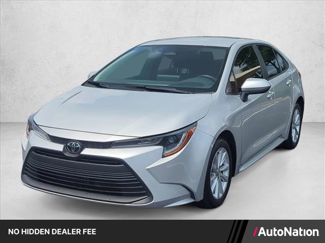Classic Silver Metallic 2024 Toyota Corolla LE FWD Sedan Front-Wheel Drive Continuously Variable Transmission