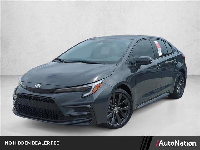 Underground/Midnight Black Metallic 2025 Toyota Corolla Sedan Front-Wheel Drive Continuously Variable Transmission
