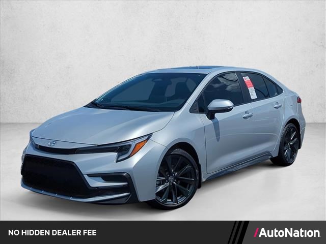 Classic Silver Metallic 2025 Toyota Corolla Sedan Front-Wheel Drive Continuously Variable Transmission