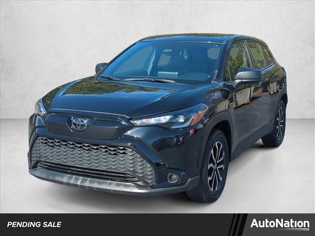 Jet Black 2024 Toyota Corolla Cross Hybrid S AWD SUV / Crossover All-Wheel Drive Automatic