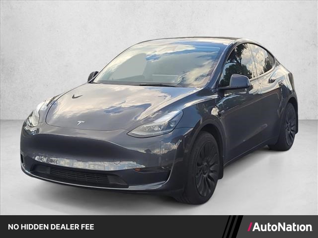 Stealth Gray [Gray 2025 Tesla Model Y SUV / Crossover Rear-Wheel Drive Automatic
