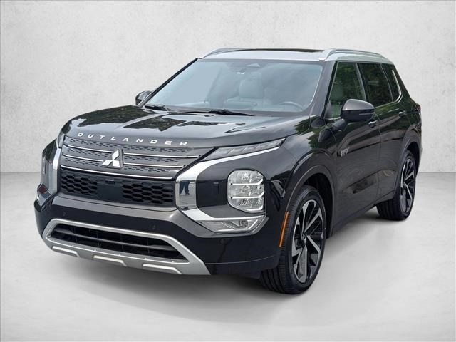 Black Diamond/Alloy Silver Roof 2024 Mitsubishi Outlander Hybrid Plug-in SEL Platinum Edition S-AWC SUV / Crossover All-Wheel Drive Automatic