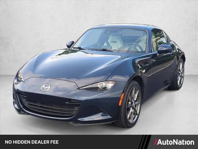 Deep Crystal Blue Mica 2021 Mazda MX-5 Miata Convertible Rear-Wheel Drive Automatic