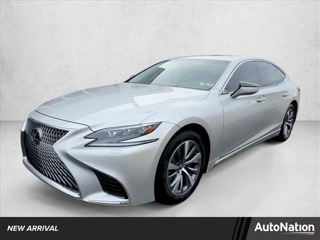Gray (Liquid Platinum) 2018 Lexus LS 500 AWD Sedan All-Wheel Drive Automatic