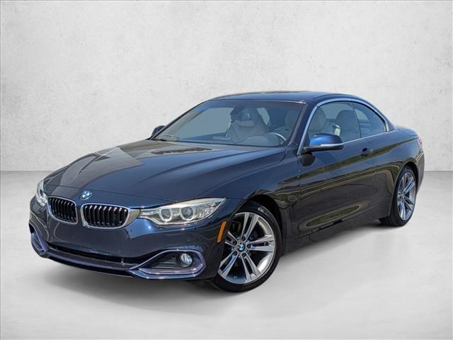 Blue 2016 BMW 4 Series 428i Convertible RWD Convertible Rear-Wheel Drive Automatic